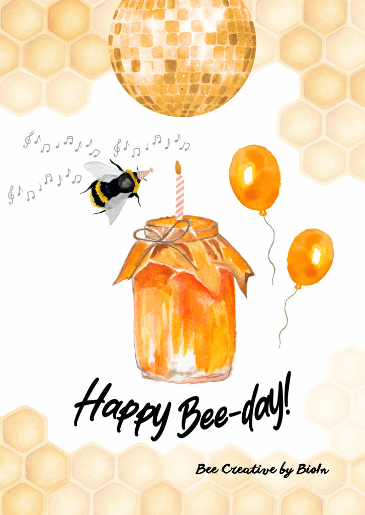 Картичка Happy Bee-Day
